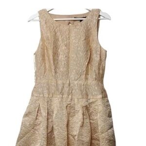 BCBGMaxAzria Delphine Parfait Sleeveless Open-Back Silk Cocktail Dress 6 NWT